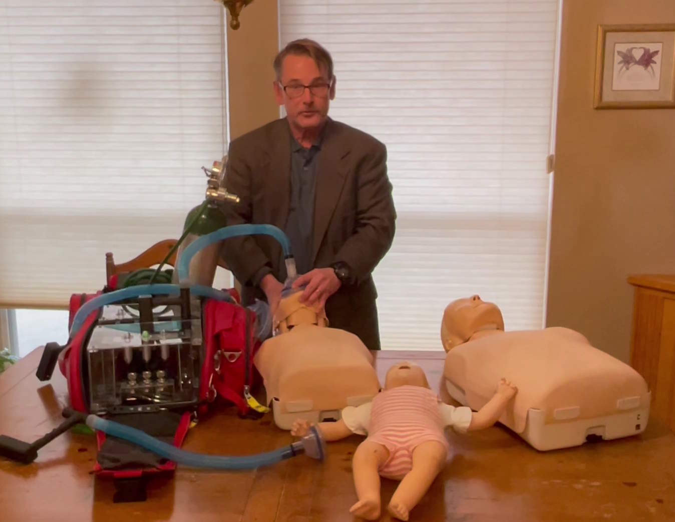 AMY Automatic Rescue Breathing Platform device