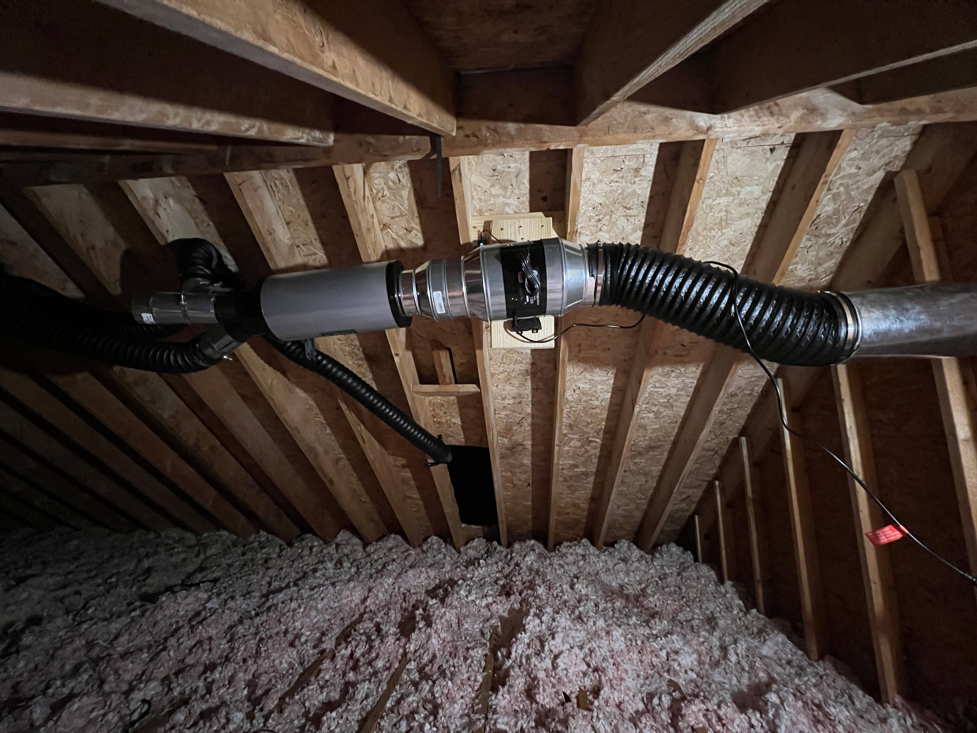 Ultimate Airflow attic installation
